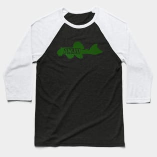 Pleco in Green Baseball T-Shirt